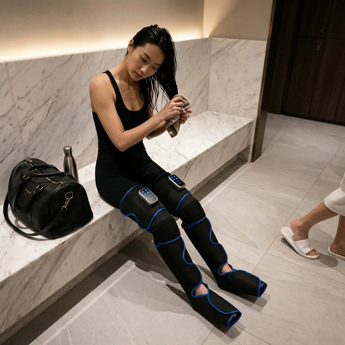 Air Pressure Pro — Masajeador de pies y gemelos por aire con calor | Pulsax
