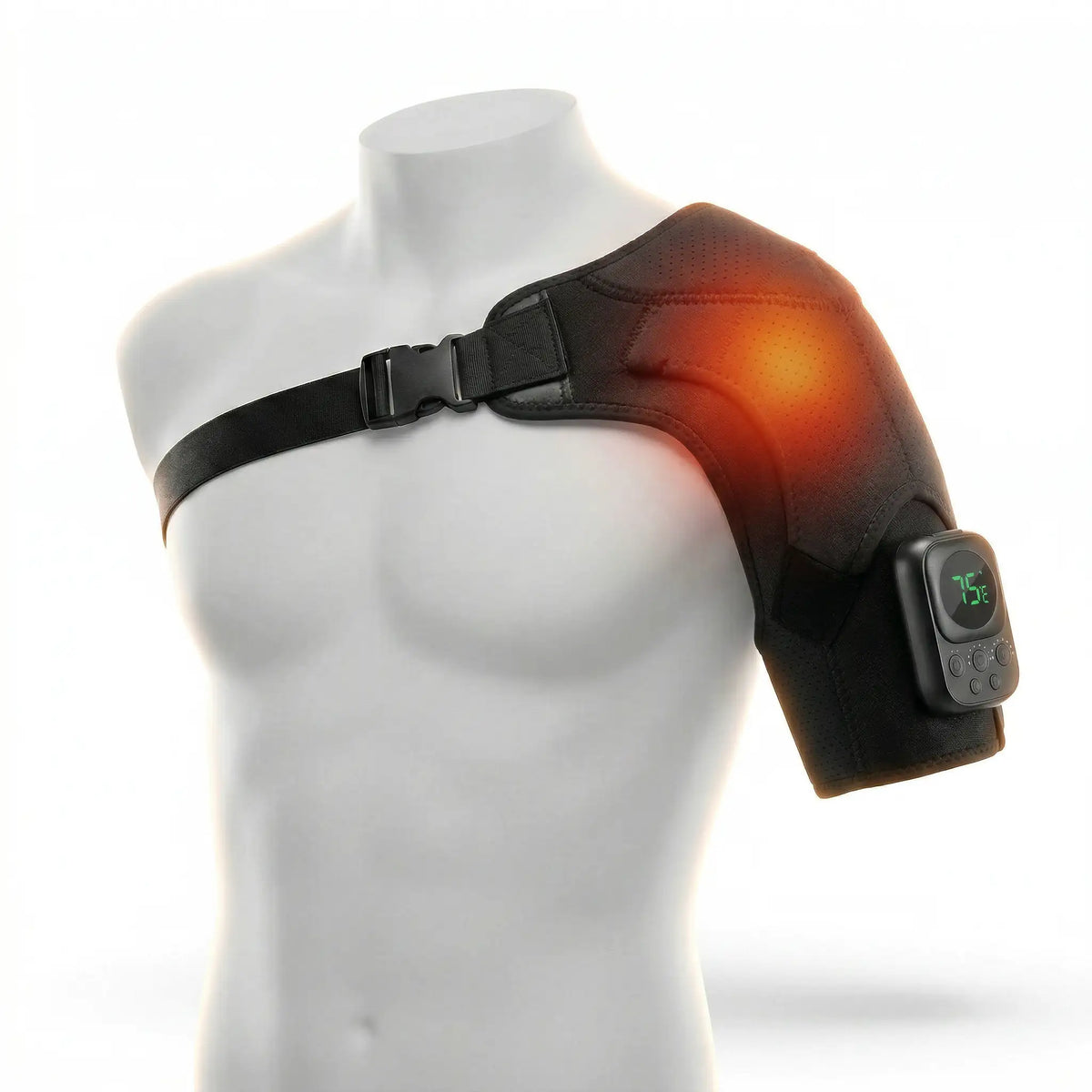 Masajeador con calor para hombros, espalda y cuello sin cables | Pulsax