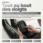 AirWave Pro — Botas de masaje por aire inteligentes para piernas | Pulsax
